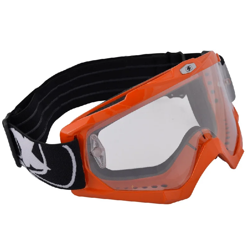 Oxford Assault Pro Adult Motocross Goggles Orange Clearens