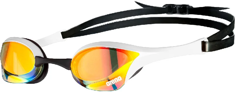 Arena Cobra Ultra Swipe Mirror Swimming Goggles - White