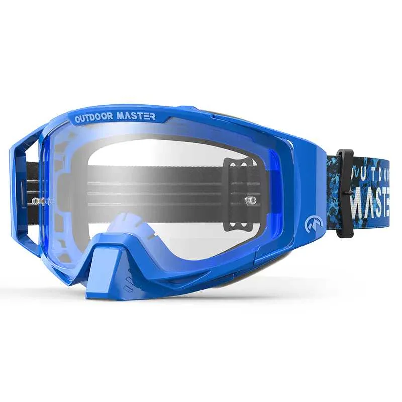 Blue Frame Clear Lens