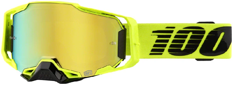 100% Armega Goggles - Nuclear Citrus/Mirror Gold