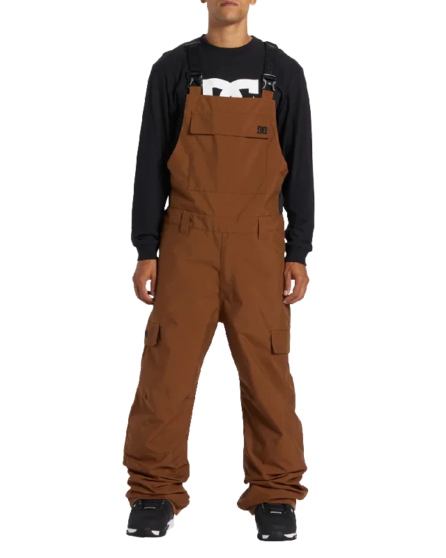 DC Docile Technical Snow Bib Pants - Bison