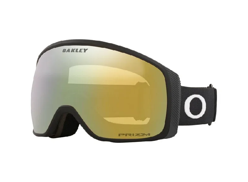 OAKLEY FLIGHT TRACKER M MATTE BLACK GOGGLES PRIZM SAGE GOLD IRIDIUM