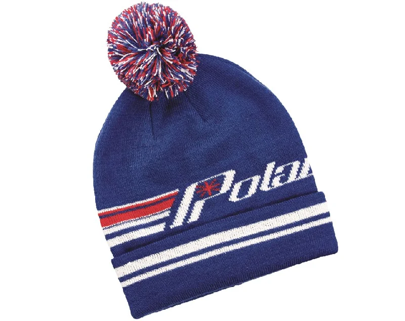 Retro Cuff Beanie - Blue