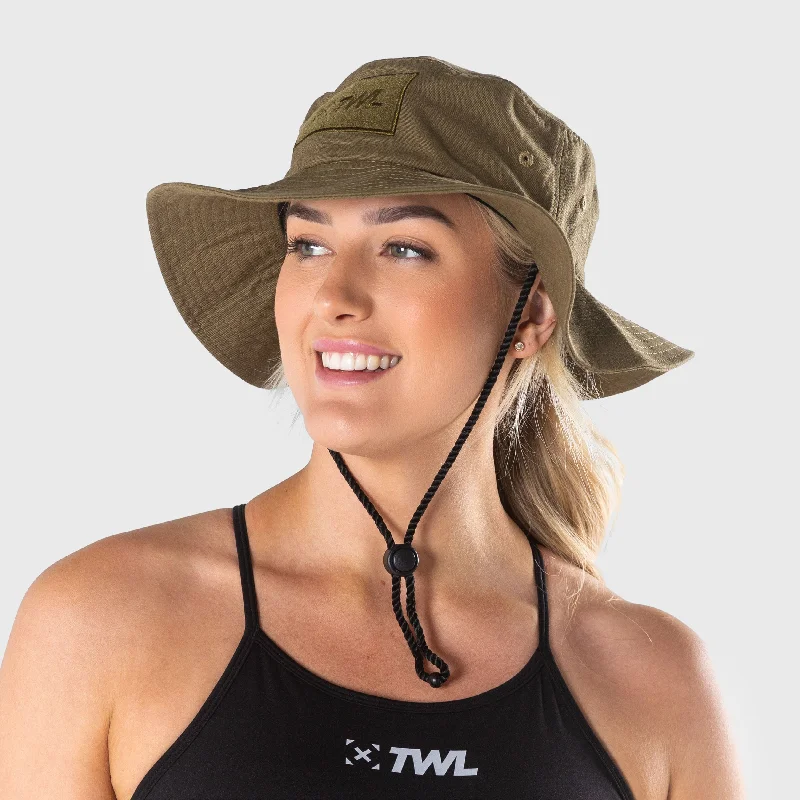 TWL - BOONIE HAT WITH VELCRO PATCH - OLIVE