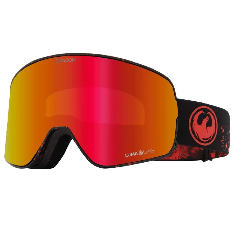 Dragon NFX2 Snowboard Goggles 2025 - Kaiju/Lumalens Red Ion + Bonus Lens Lumalens Light Rose