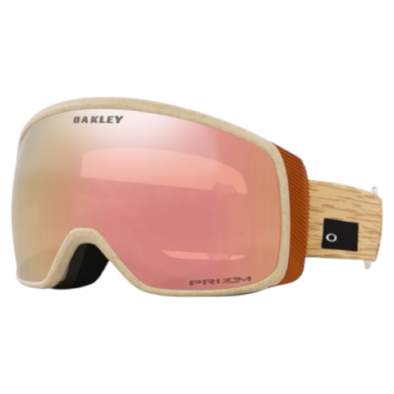 OAKLEY FLIGHT TRACKER M CURRY STONE GOGGLES PRIZM SNOW ROSE GOLD IRIDIUM