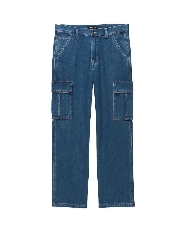 Vans Service Cargo Loose Denim Pant - Vintage Indigo