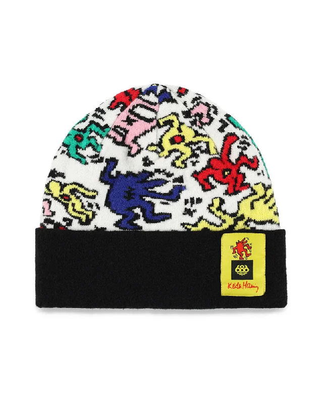 686 Kids' Keith Haring Beanie Multi 2025