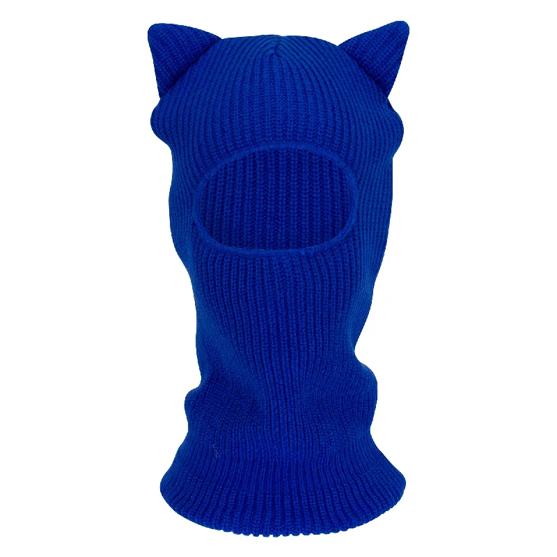 Kitty Ears Ski Mask (Royal Blue)