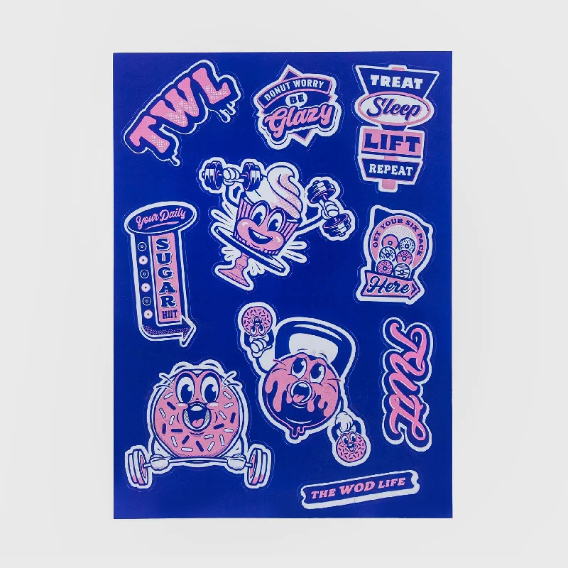 TWL - STICKER SHEET - TREATS/BLUEBERRY/PICK'N'MIX