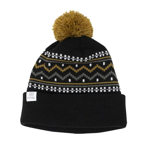 Coal The Fjord Pom Beanie Black 2024