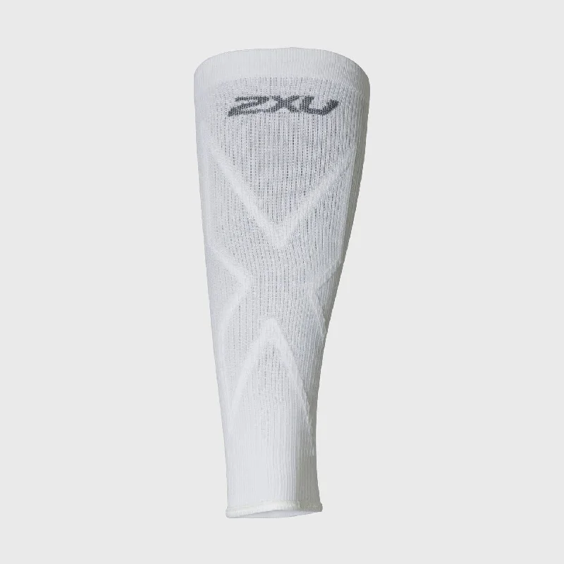 2XU - X Compression Calf Sleeves - White/White