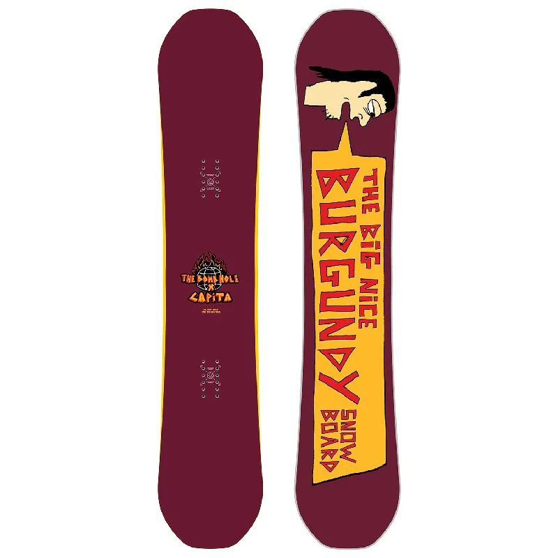 Capita x Bombhole Big Nice Burgundy Snowboard