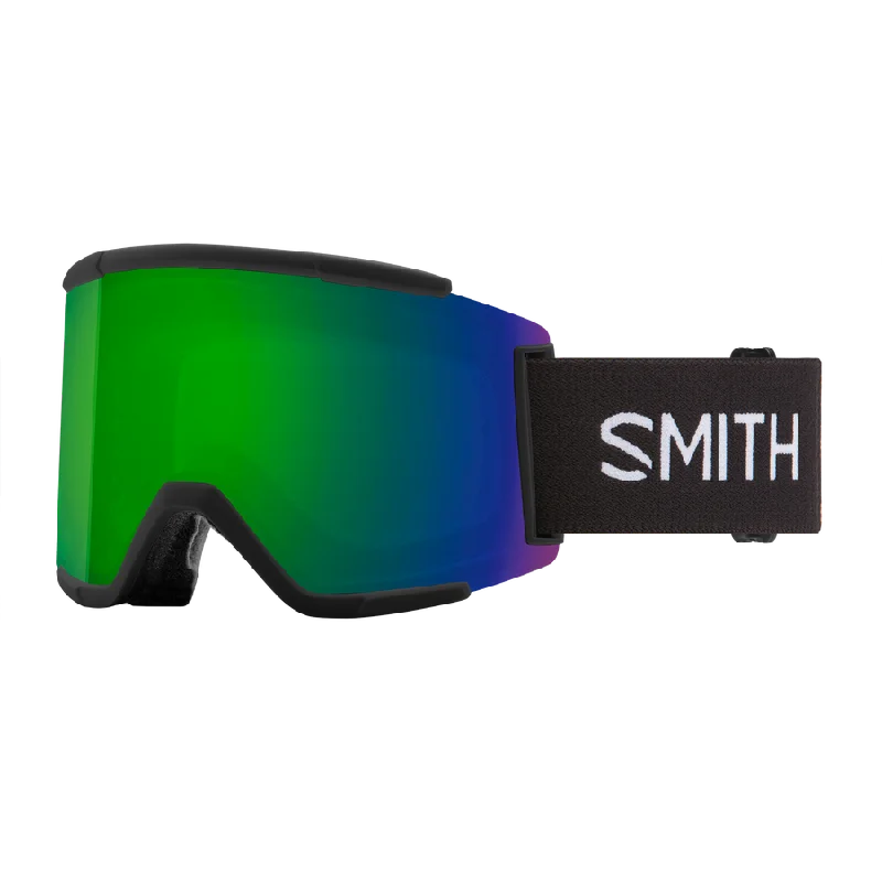 SMITH SQUAD XL GOGGLE BLACK CHROMAPOP SUN GREEN MIRROR / CHROMAPOP STORM ROSE