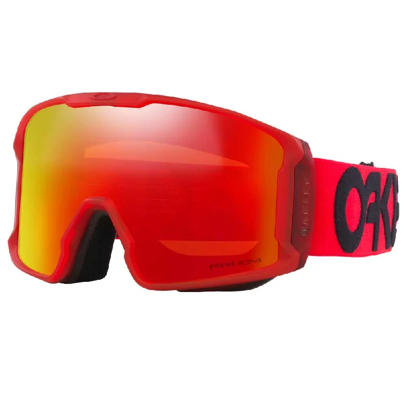 Oakley Line Miner™ L Snow Goggles - 2025 Matte Redliner with Prizm Snow Torch Iridium Lenses