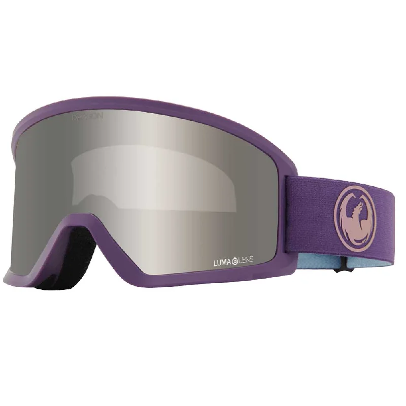 Dragon DX3 Plus OTG Snowboard Goggles 2025 - Deep Plum/Lumalens Silver Ion + Bonus Lens Lumalens Violet