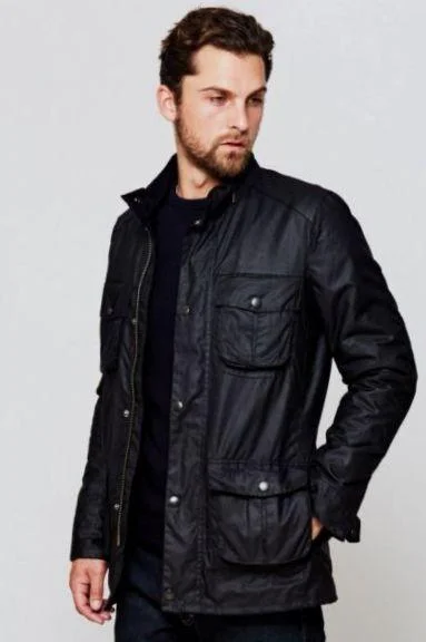 Barbour Corbridge Wax Jacket - Black - MWX0340BK72