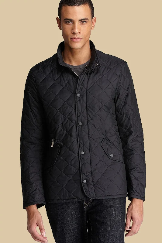 Barbour Chelsea Flyweight  Black Sportsquilt Jacket MQU0007BK91