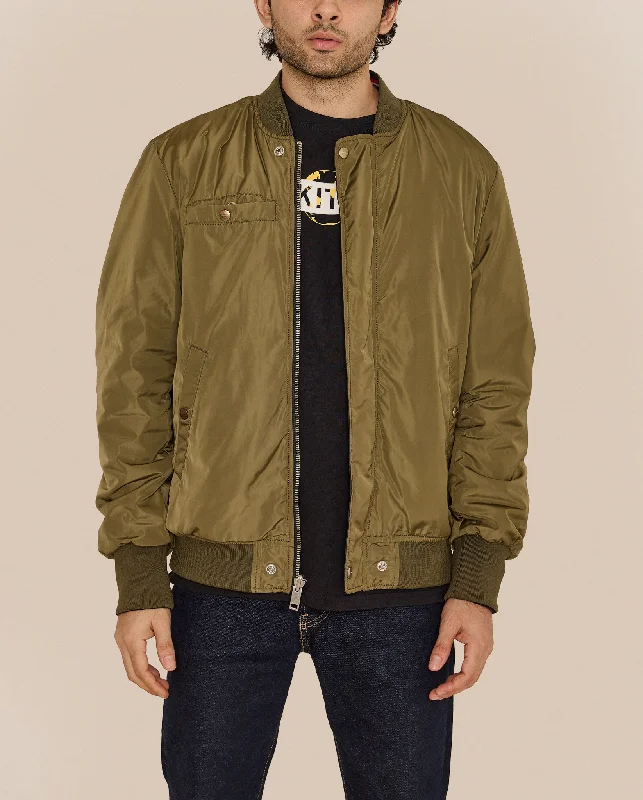 Diesel Braves Khaki Bomber Jacket