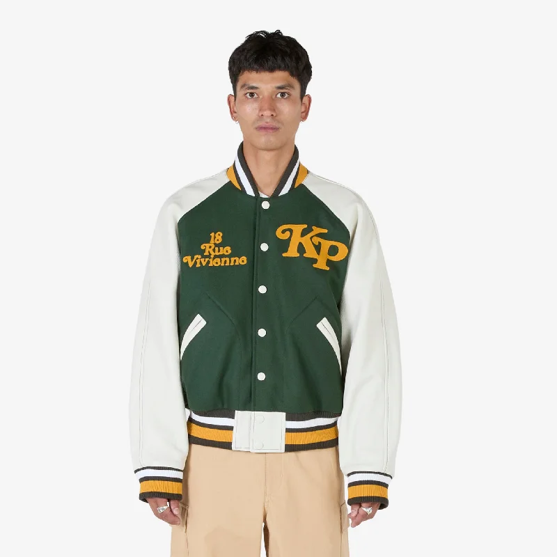 'KENZO by Verdy' Varsity Jacket Dark Khaki