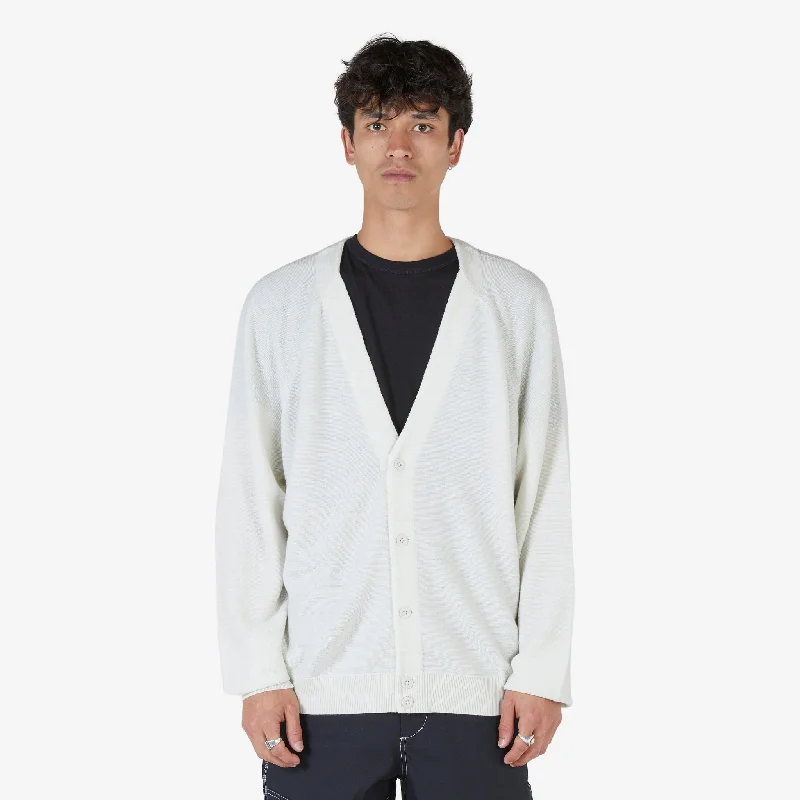 SB Skate Cardigan Light Bone | White