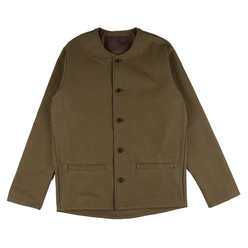 Smart Jacket - Raw Cotton Canvas - Olive