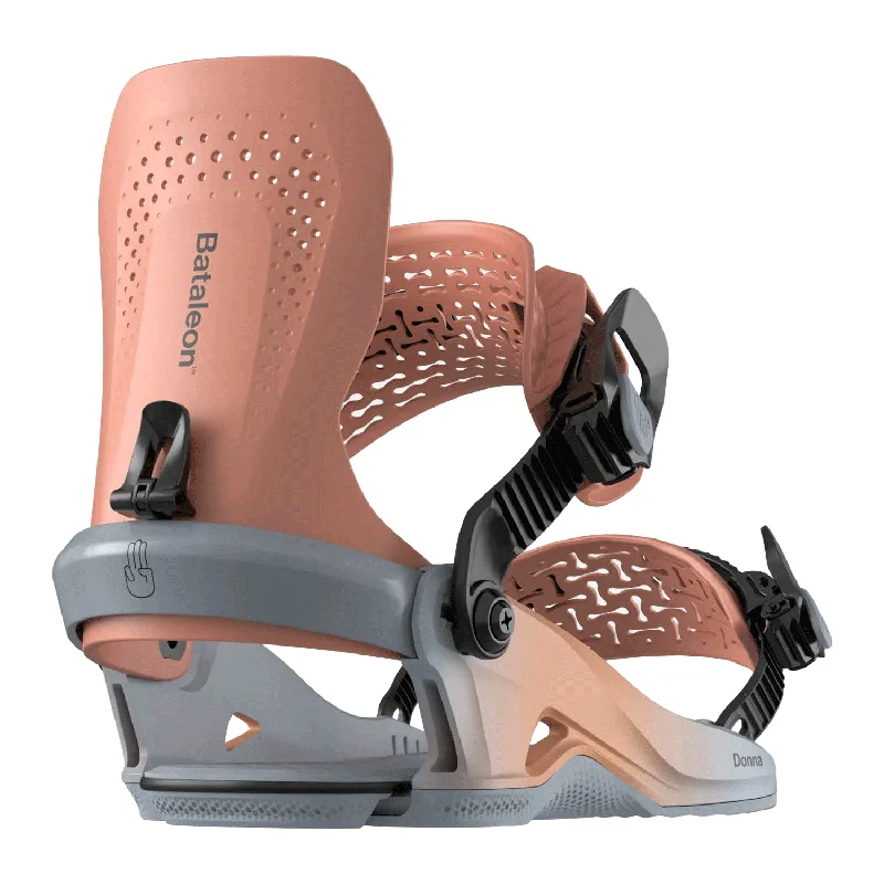 Bataleon Women's Donna HW Snowboard Bindings 2025 Coral Fade