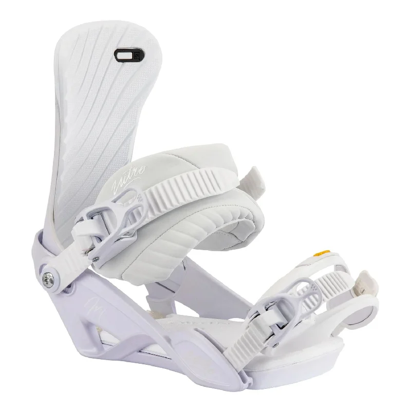 Nitro Women's Ivy Snowboard Bindings 2024 White Pearl