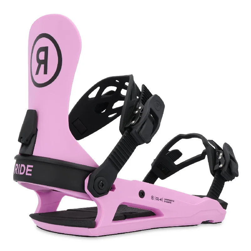 Ride Women's Cl-4 Snowboard Bindings 2025 Pink