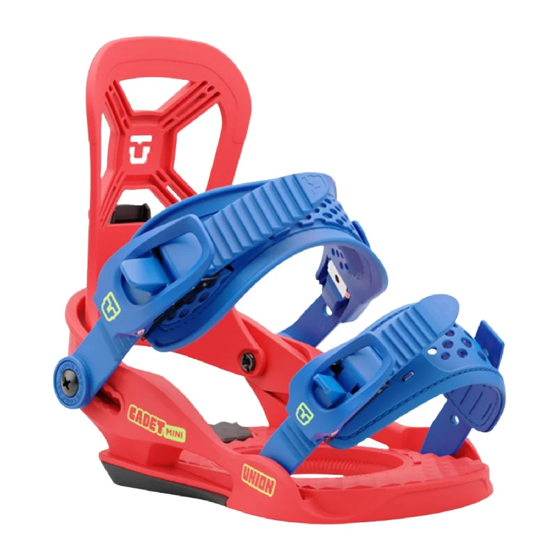 Union Kids Cadet Mini Snowboard Bindings 2025 Red