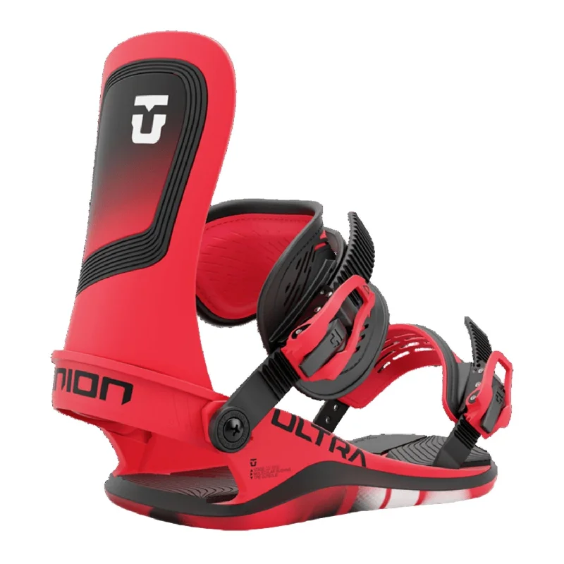 Union Men's Ultra Snowboard Bindings 2025 Hot Red