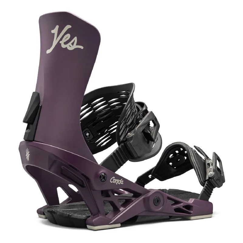 Yes Women's Conda Snowboard Bindings 2025 Rosewood