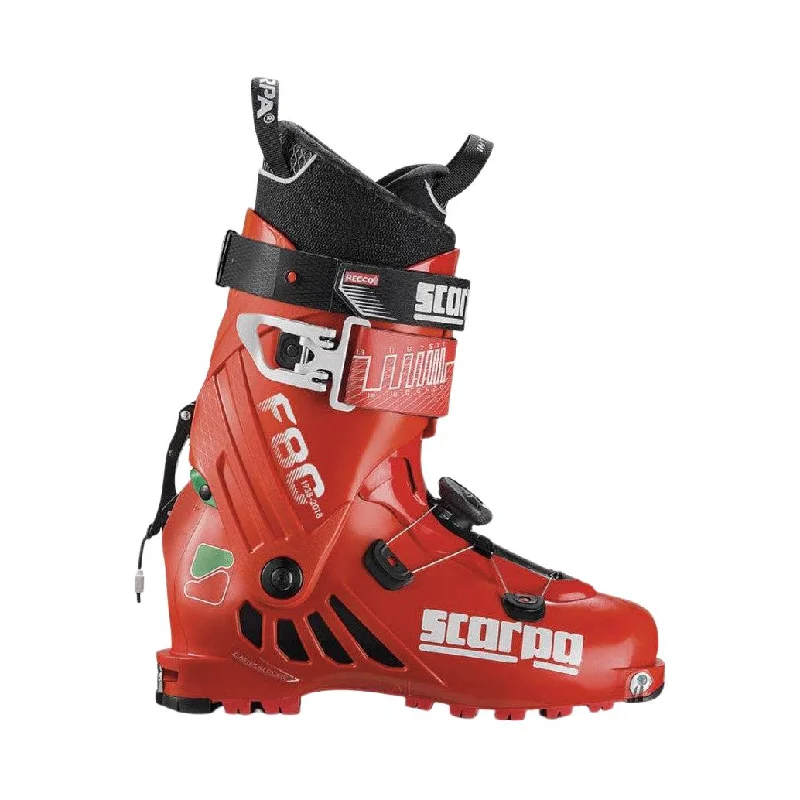 Scarpa F80 Ski Boots Green/Wht/Red