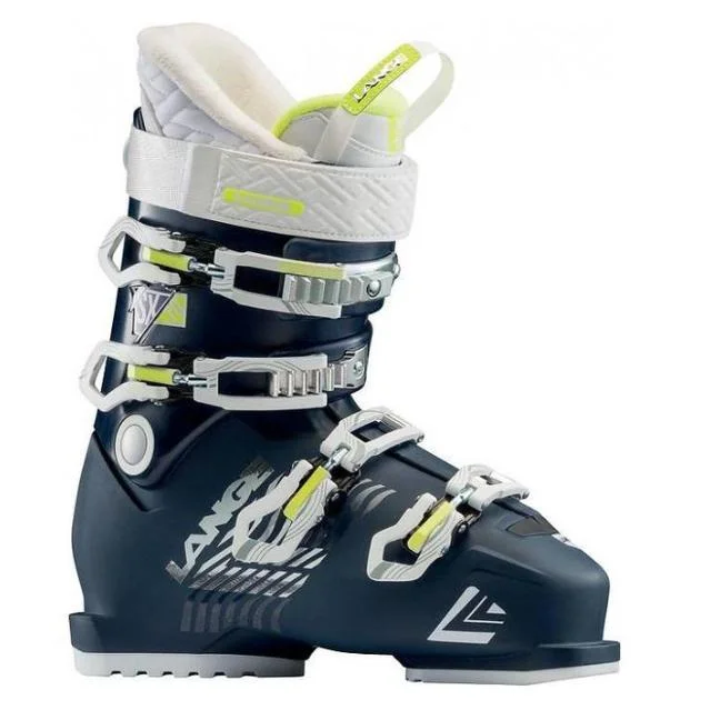 Lange Sx 70 W Navy Blue/Yellow Ski Boots